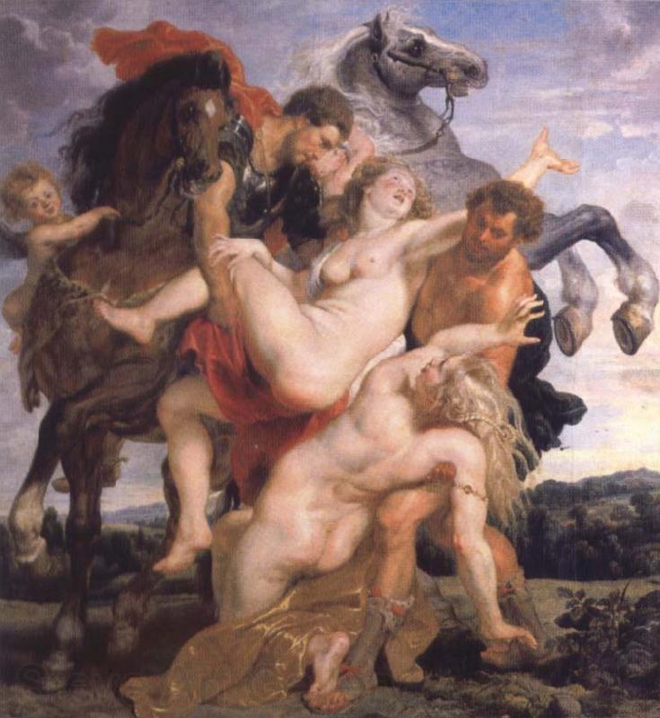 Peter Paul Rubens The Rape of the Daughters of Leucippus Spain oil painting art